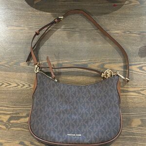 Michael Kors Monogram Brown Shoulder Bag